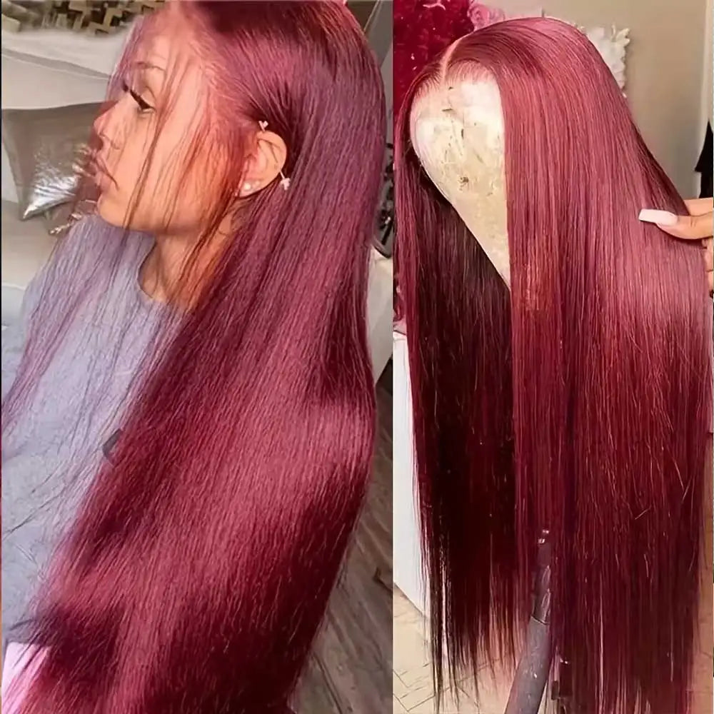 Burgundy Body Wave 13x4 HD Lace Front Wig