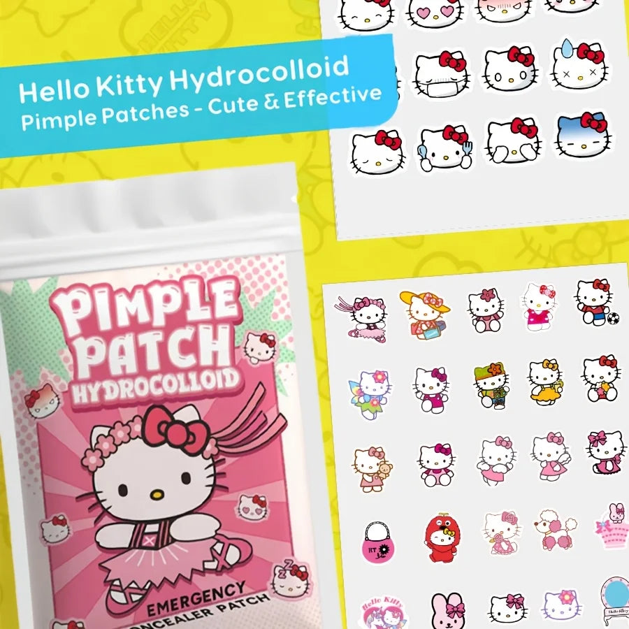 Hello Kitty Hydrocolloid Acne Patches (45/135 Pcs)