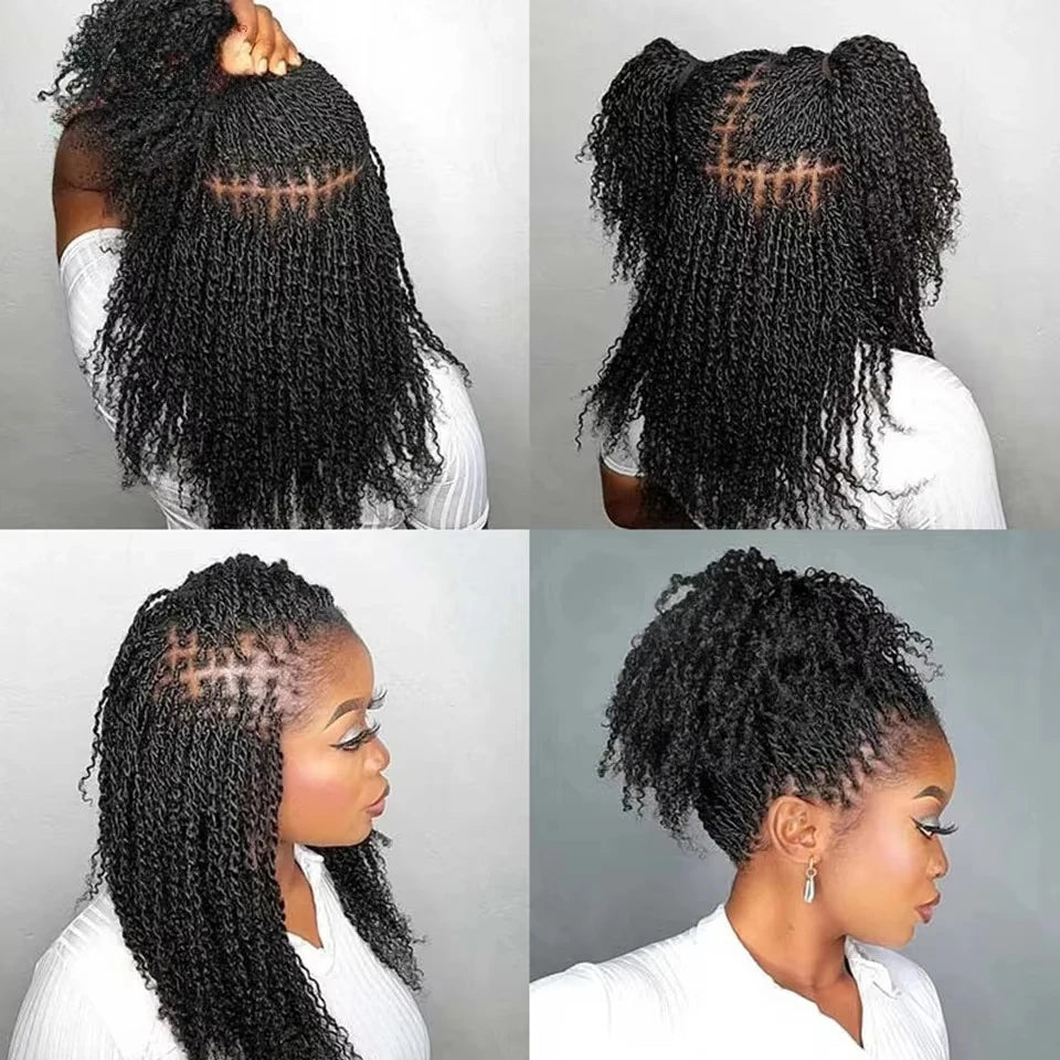 Afro Kinky Bulk Human Hair for Braiding Extensions