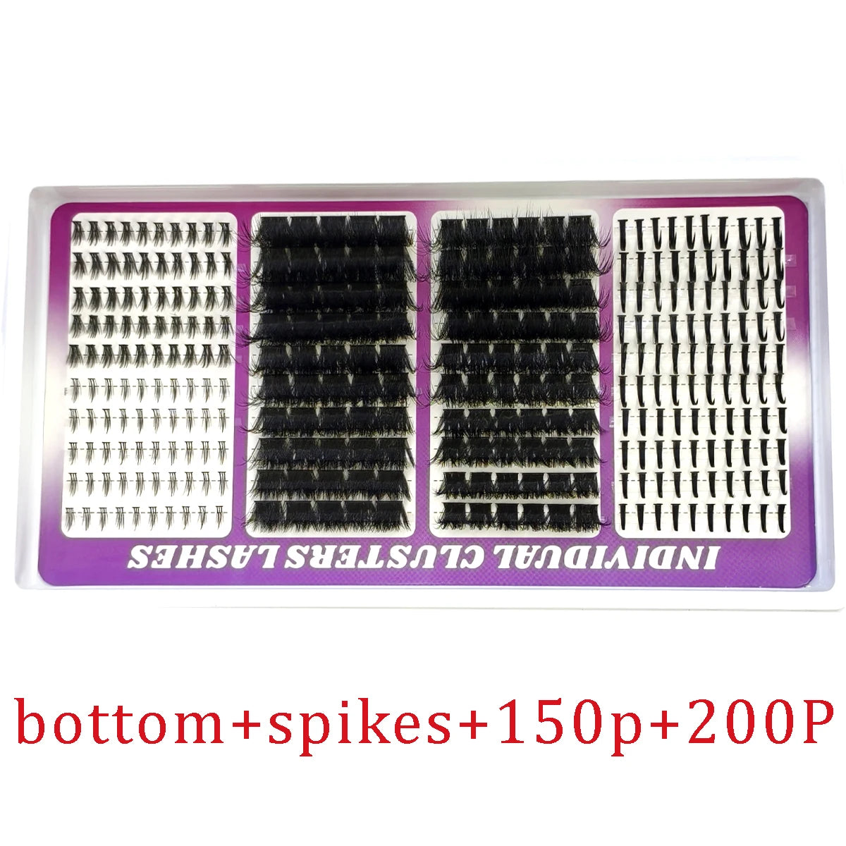 DIY Cluster Lashes – Fluffy Spiky Volume Extensions (30 Rows)