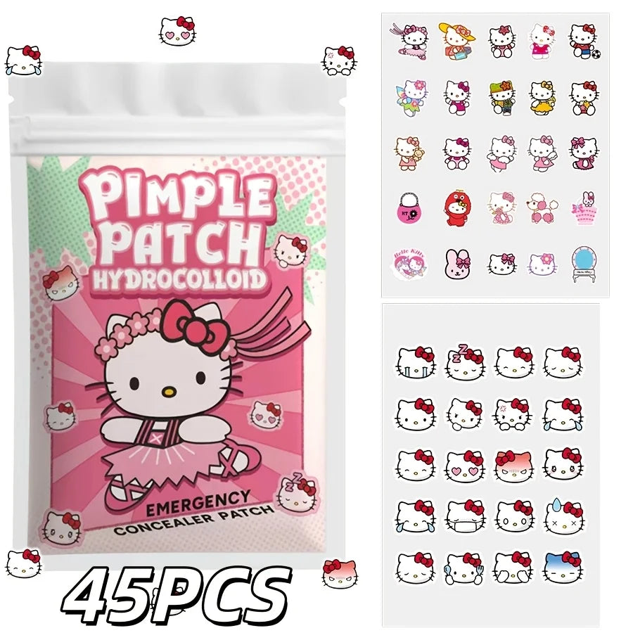 Hello Kitty Hydrocolloid Acne Patches (45/135 Pcs)