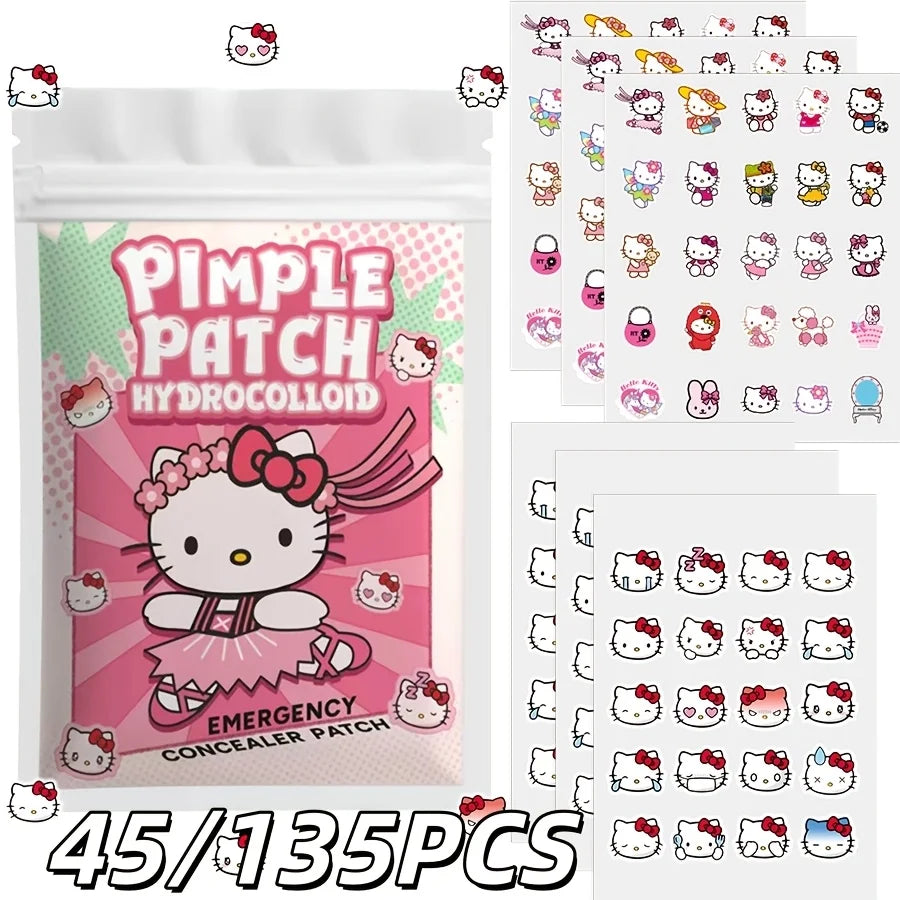 Hello Kitty Hydrocolloid Acne Patches (45/135 Pcs)