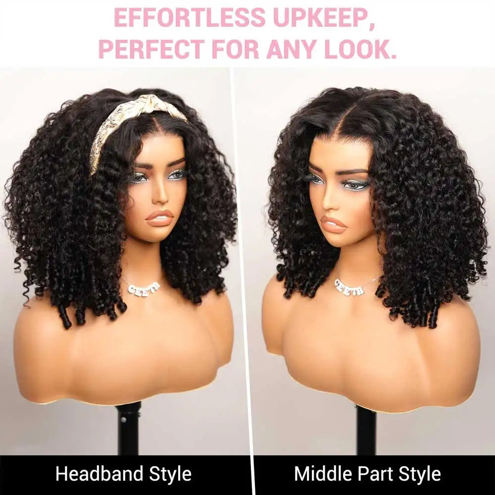 28" Burmese Curly HD Lace Frontal Wig – 250% Density