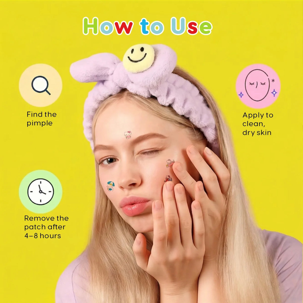 Hello Kitty Concealer Acne Patches (100 Pcs)