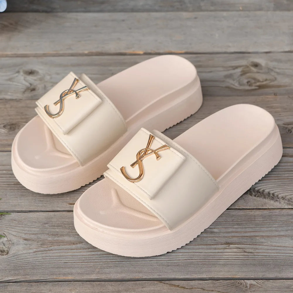 VS Platform Slide Sandals