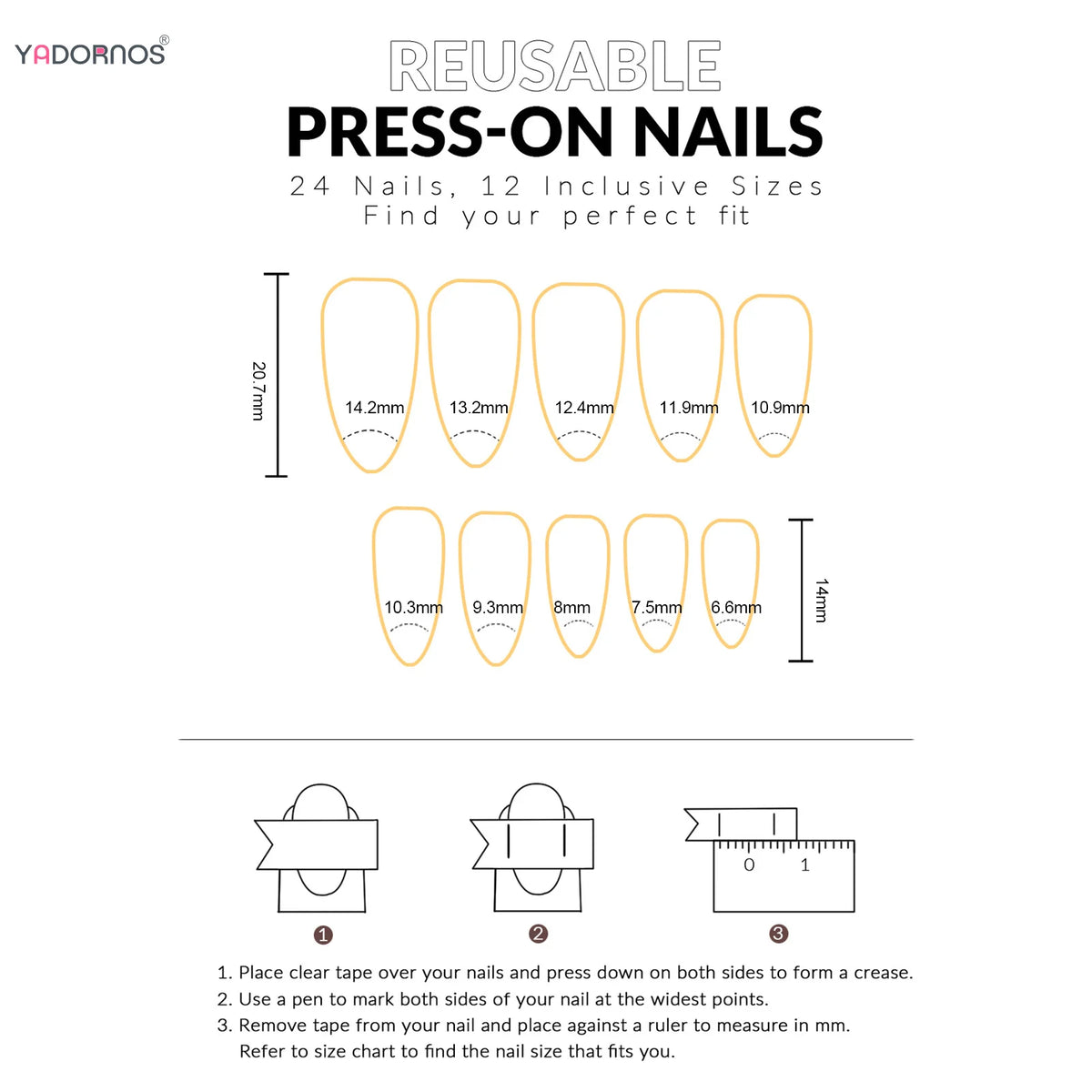 Nude Pink Duckbill Press-On Nails with 3D Bows (24 Pcs)