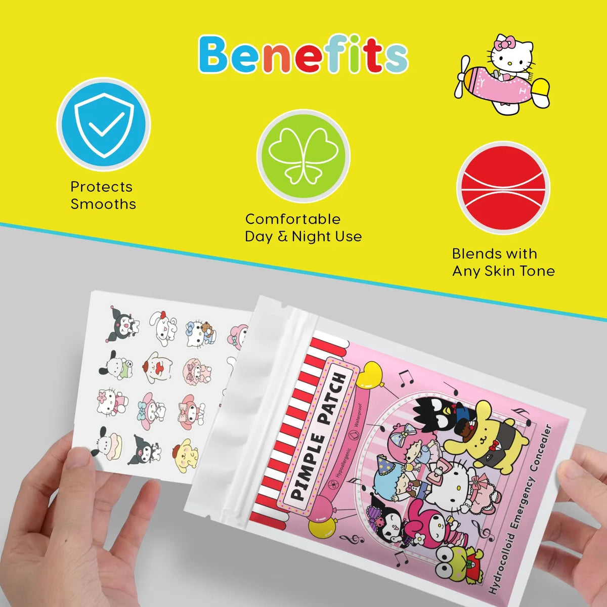 Hello Kitty Concealer Acne Patches (100 Pcs)