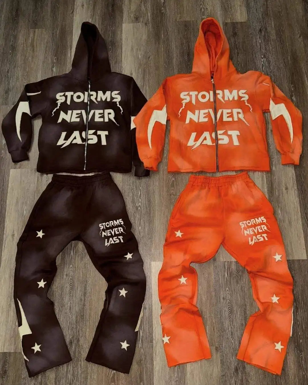 Y2K Retro Rhinestone Hoodie Tracksuit | Custom Oversized Jogger Set | Wholesale Fashion Supplier