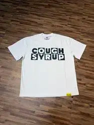 THAT'S AWFUL LOT COUGH SYRUP Men's Oversized Loose Fit T-shirt 100% Cotton Satin Fabric Breathable Anti-Pilling Character