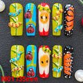 Gorgeous Salon Design Glossy Gel Carved False Nails Art Wholesale 10PCS Covered Decoration UV Gel Private Label Handmade Nails - M01 / 40g