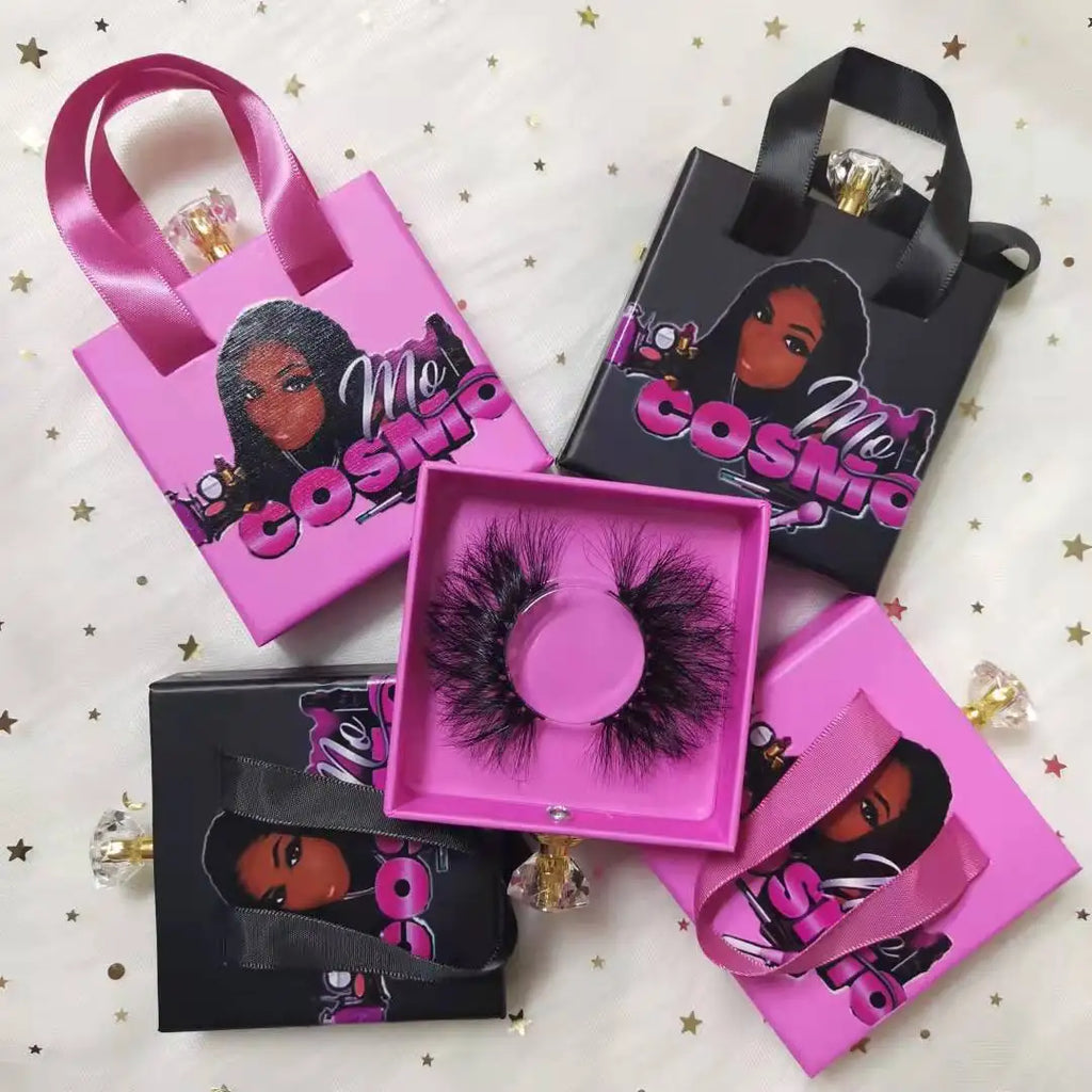 2026 New Design Handmade Strip Lashes Wholesale Custom Logo 18mm 25mm Natural Thick Full Mink Hair Spike Eyelashes