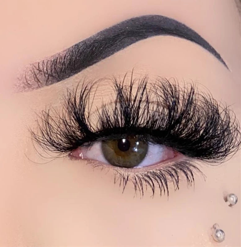Wholesale 15--30mm Fluffy Faux Mink Lashes Private Label Fluffy Lash Strips Vendor False Lashes Packaging Boxes - full strip lashes / free box / 25mm:B45A-25F