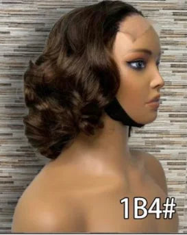 Glueless Short Bouncy Loose Wave Wig 5*5 HD Lace Front Wig Pre Plucked Bouncy Curl Bob Wig Raw Virgin 100% Vietnamese Human Hair