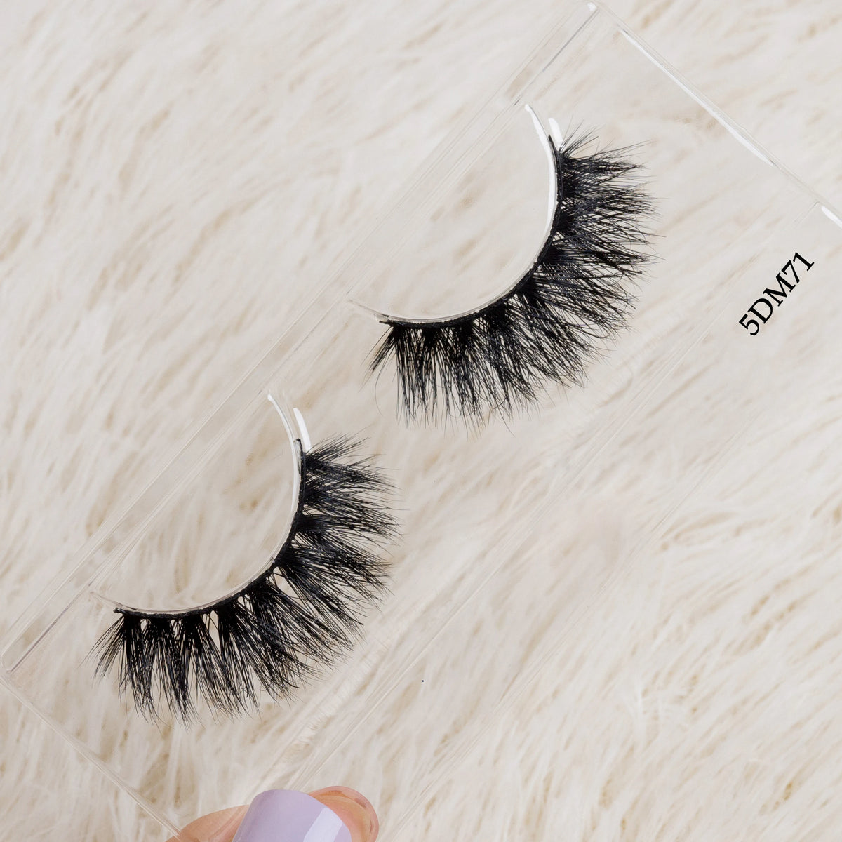 Best Selling 100% Real Mink Lashes3D Wholesale Vendor Eye Lash Set Bulk 25MM Natural  Mink Eyelash With Suitcase Package - 5DM71 / Thick / Mixed length to make natural effect