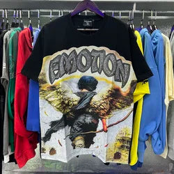 2026 High Quality Cotton Gothic Short Sleeve Skull Printed Hot Drilling T-shirts Low Price Wholesale GUAPI Men's T-shirts