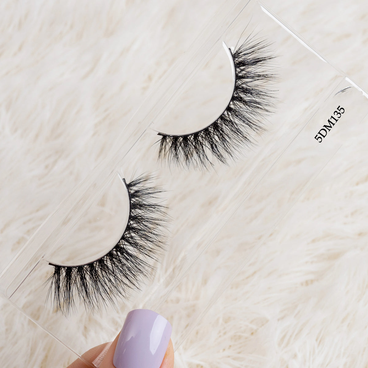 Best Selling 100% Real Mink Lashes3D Wholesale Vendor Eye Lash Set Bulk 25MM Natural  Mink Eyelash With Suitcase Package - 5DM135 / Thick / Mixed length to make natural effect