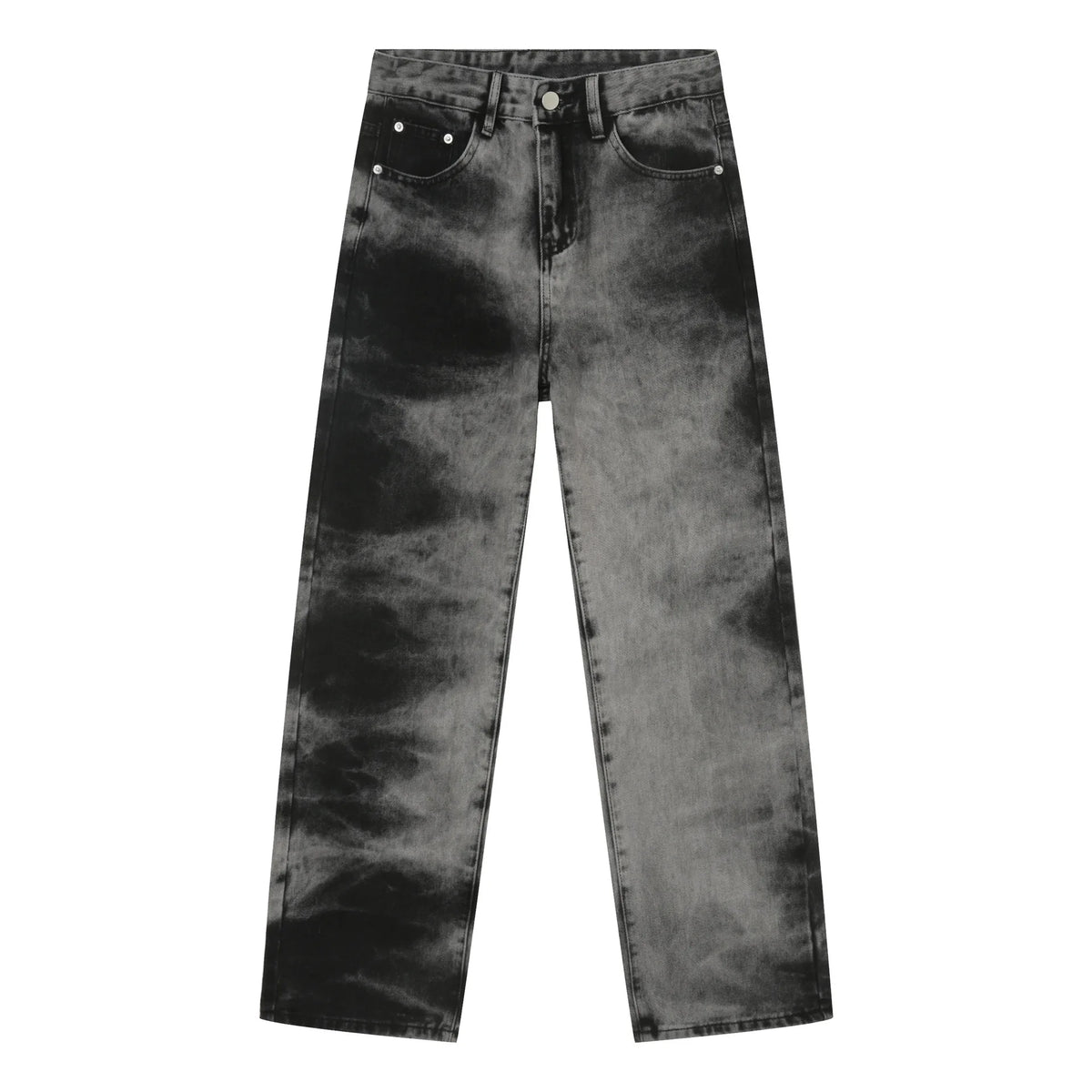 Custom Factory Distress Wash Stone Wash Dye Denim Jacket and Jeans Pants 2pcs Denim Set Men Woven Spring Hip Hop - Silver
