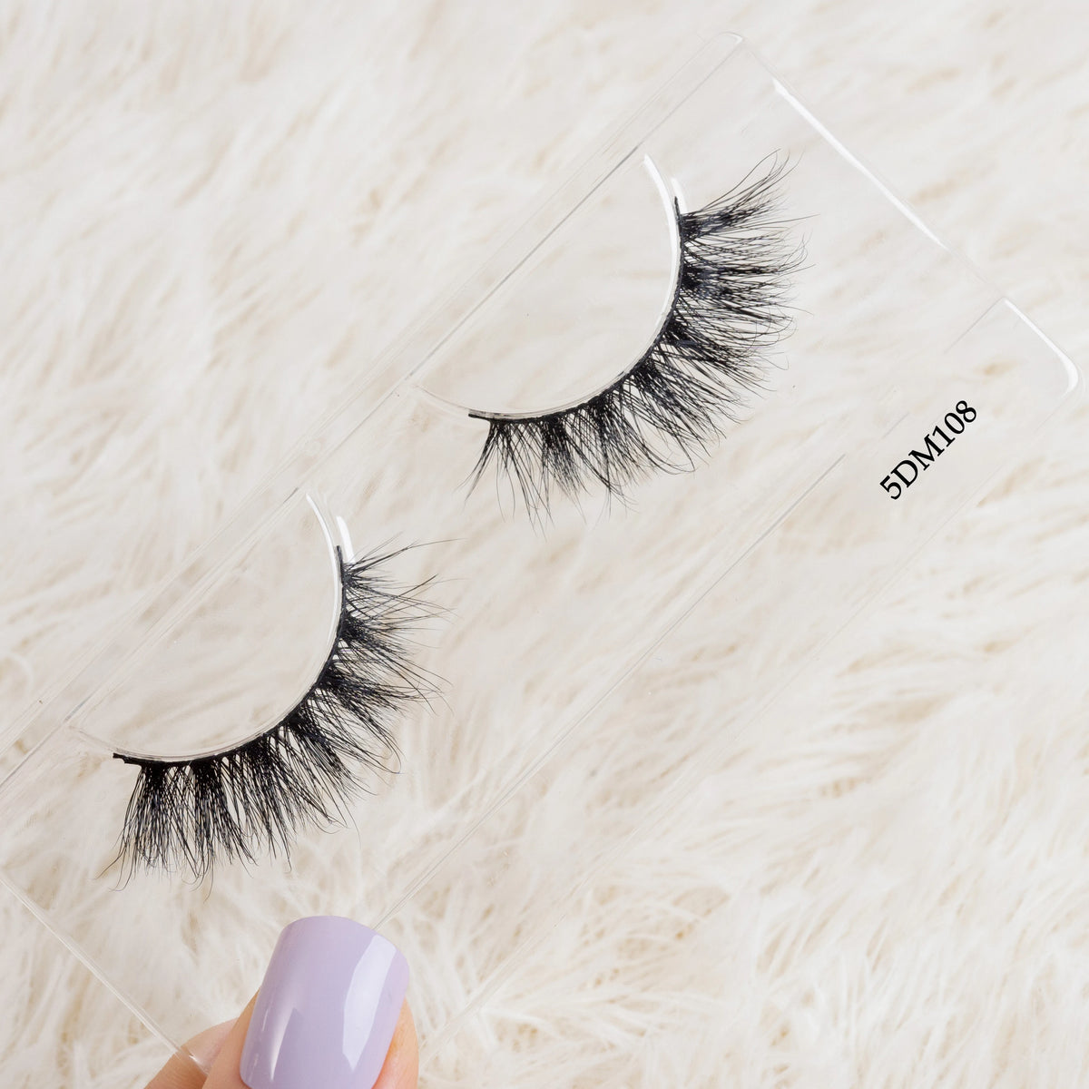 Best Selling 100% Real Mink Lashes3D Wholesale Vendor Eye Lash Set Bulk 25MM Natural  Mink Eyelash With Suitcase Package - 5DM108 / Thick / Mixed length to make natural effect