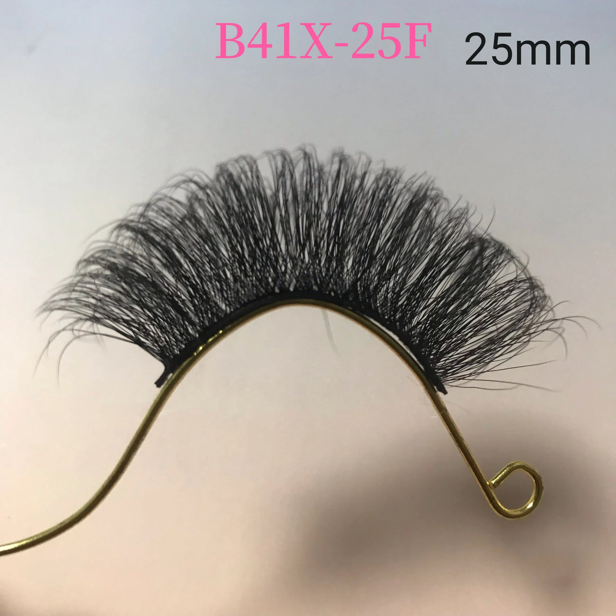 Wholesale Vendor  Russian 5D 3D Curl Real Cils Natural Eyelash Mink Spiky Wispy Faux Cils Synthetic Hair Faux Lash Strips - B41X-25F / Dramatic / Mix