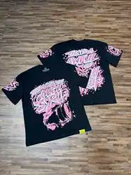 THAT'S AWFUL LOT COUGH SYRUP Men's Oversized Loose Fit T-shirt 100% Cotton Satin Fabric Breathable Anti-Pilling Character