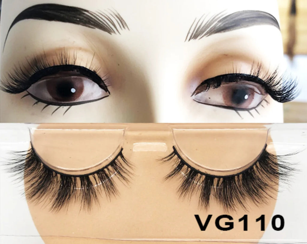 Wholesale Vegan FAUX Mink Eyelashes 25mm 3D Fluffy Full Strip Lashes with Box Cruelty-Free Vendors