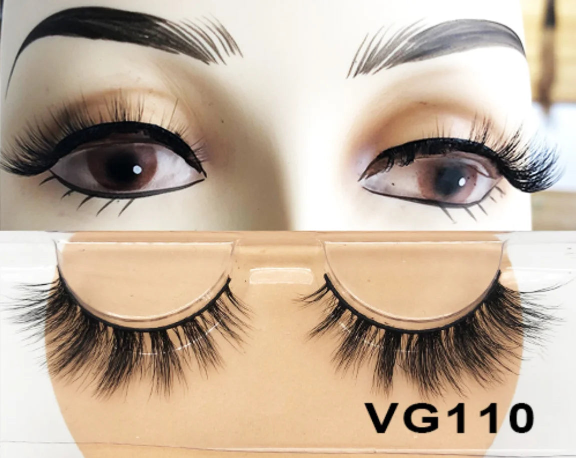 Wholesale Vegan FAUX Mink Eyelashes 25mm 3D Fluffy Full Strip Lashes with Box Cruelty-Free Vendors