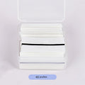 40pcs Black Self-Adhesive Eyelash Strips Tape with Waterproof Liquid Lash Glue Beauty Tool - Mix / Box