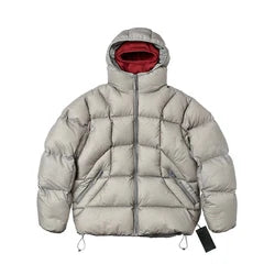 2026 LXF Custom Black Puffer Down Jacket Down-filled Quilted Down Jacket Winter Jacket Men - Lavender