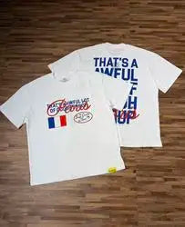 THAT'S AWFUL LOT COUGH SYRUP Men's Oversized Loose Fit T-shirt 100% Cotton Satin Fabric Breathable Anti-Pilling Character
