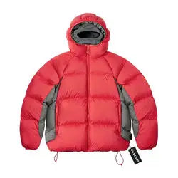 2026 LXF Custom Black Puffer Down Jacket Down-filled Quilted Down Jacket Winter Jacket Men