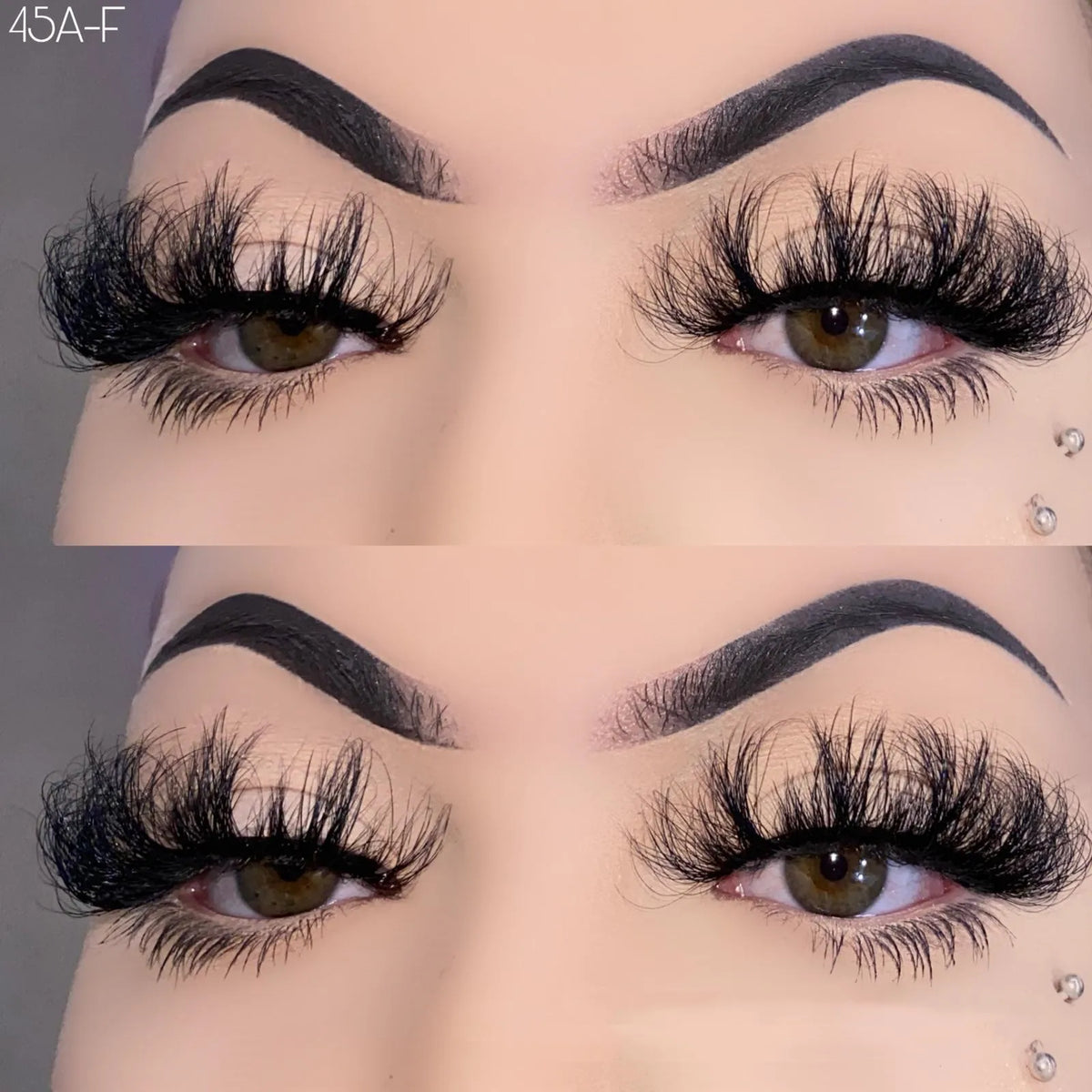 Eyelashes Vendors Wholesale Fluffy Mink Lashes 25Mm Siberian Mink Lashes Dramatic Long 3D 25 Mm Mink Lashes - 45A-F / Thick / 25mm
