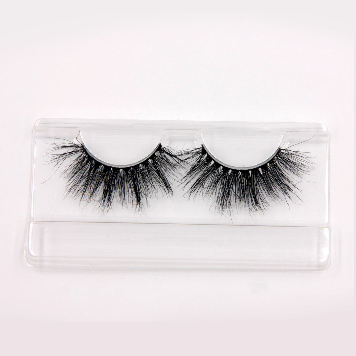 100% Siberian 3D 5d Mink Fur Eyelashes 20mm 25mm Super Long Black Lashes Packaging Box - 25mm / MK698