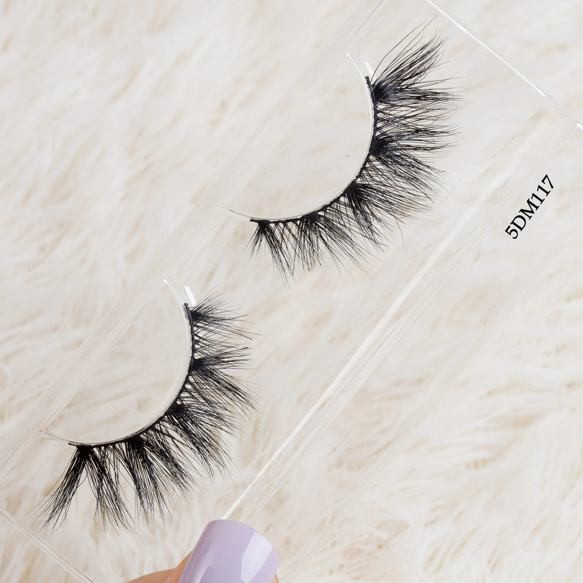 Best Selling 100% Real Mink Lashes3D Wholesale Vendor Eye Lash Set Bulk 25MM Natural  Mink Eyelash With Suitcase Package - 5DM117 / Thick / Mixed length to make natural effect