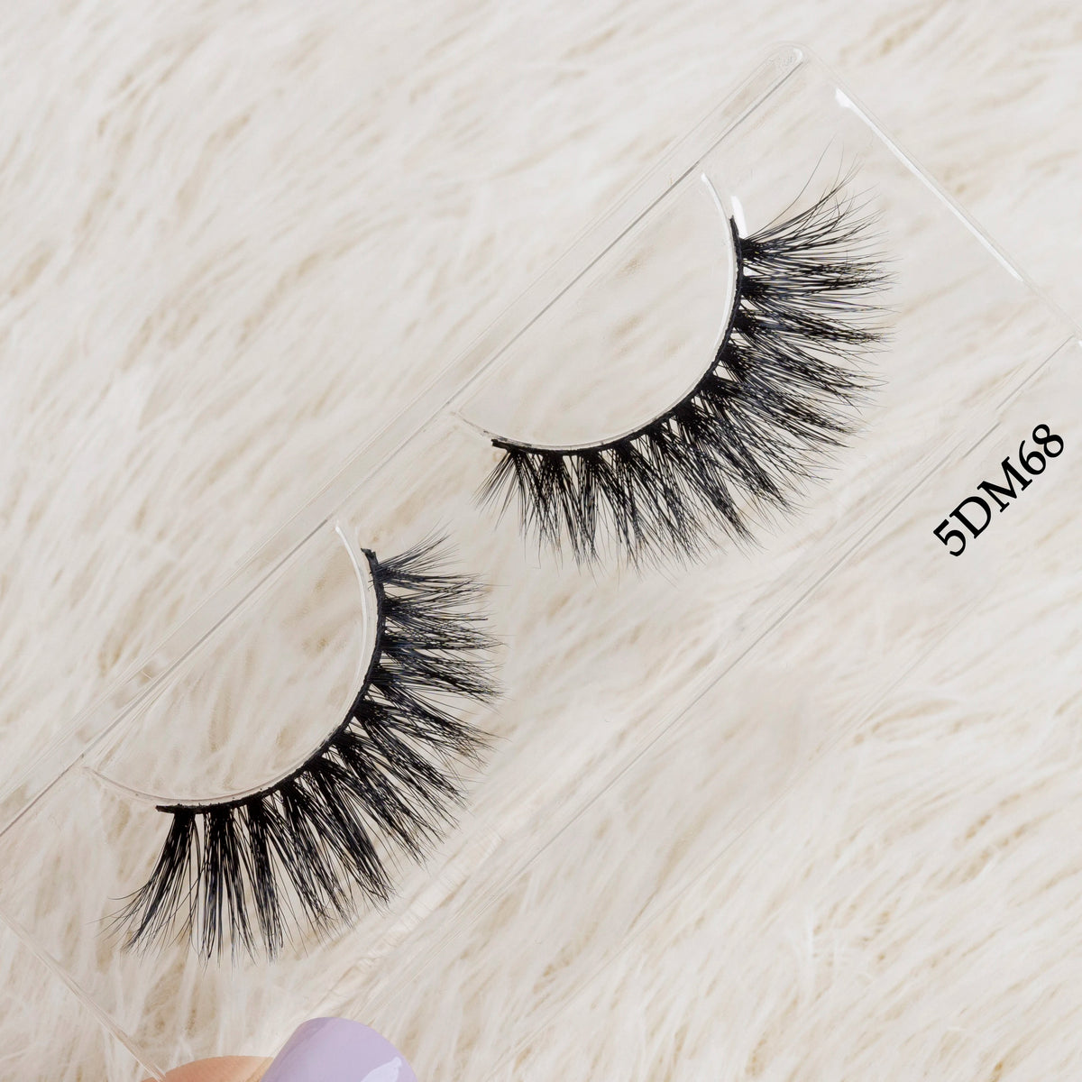 Best Selling 100% Real Mink Lashes3D Wholesale Vendor Eye Lash Set Bulk 25MM Natural  Mink Eyelash With Suitcase Package - 5DM68 / Thick / Mixed length to make natural effect