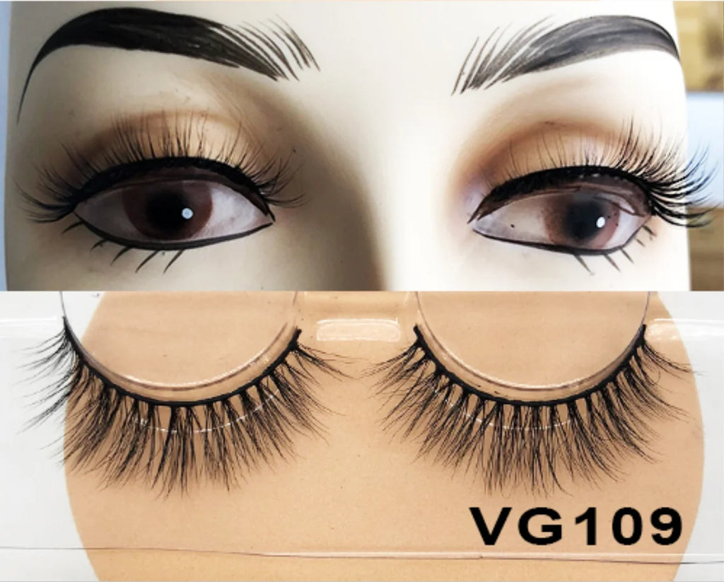 Wholesale Vegan FAUX Mink Eyelashes 25mm 3D Fluffy Full Strip Lashes with Box Cruelty-Free Vendors