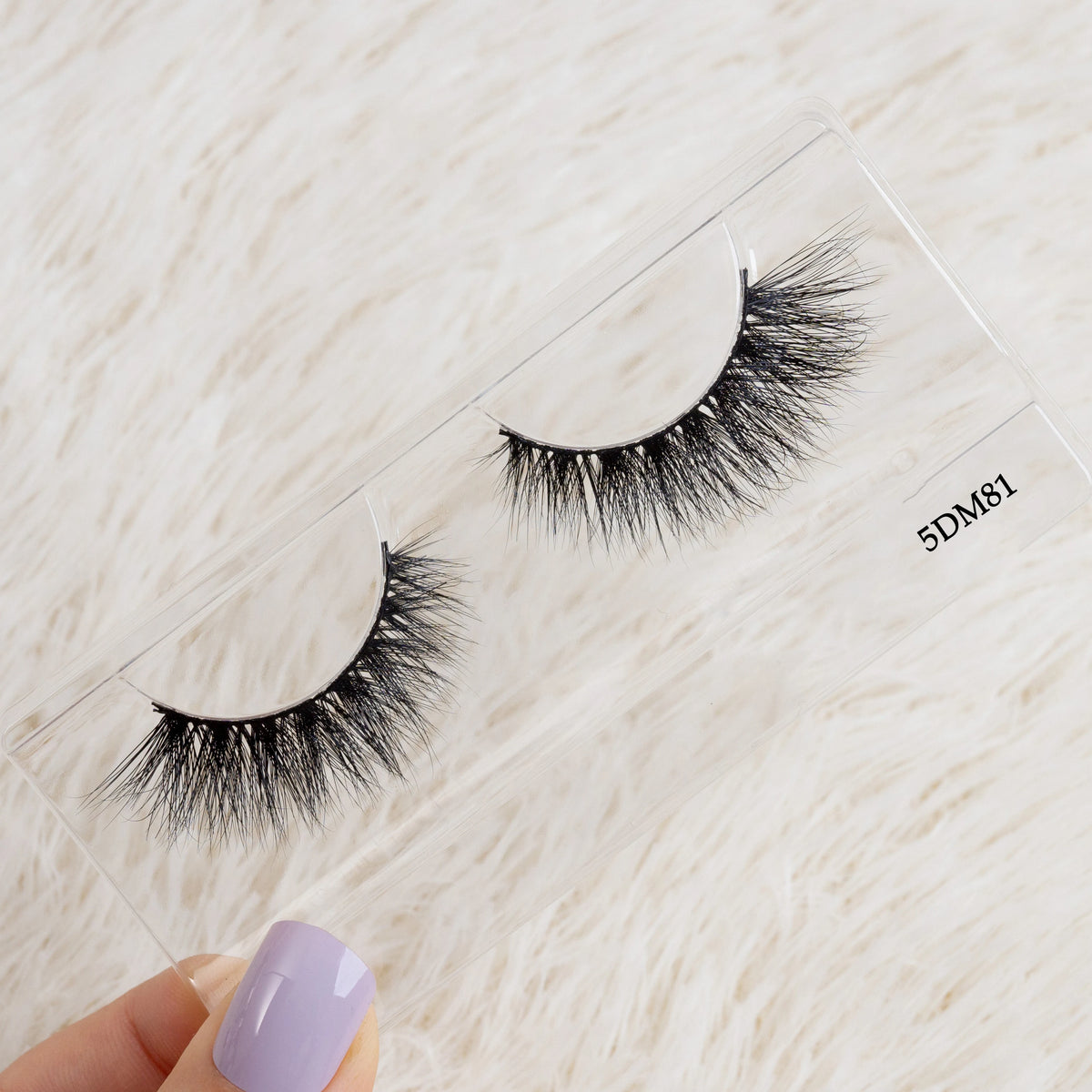 Best Selling 100% Real Mink Lashes3D Wholesale Vendor Eye Lash Set Bulk 25MM Natural  Mink Eyelash With Suitcase Package - 5DM81 / Thick / Mixed length to make natural effect