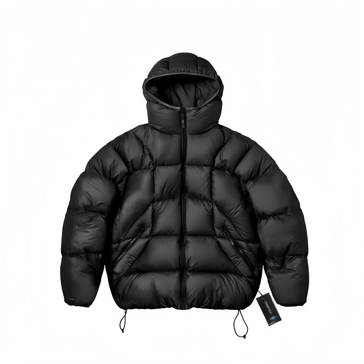 2026 LXF Custom Black Puffer Down Jacket Down-filled Quilted Down Jacket Winter Jacket Men
