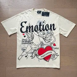 2026 High Quality Cotton Gothic Short Sleeve Skull Printed Hot Drilling T-shirts Low Price Wholesale GUAPI Men's T-shirts