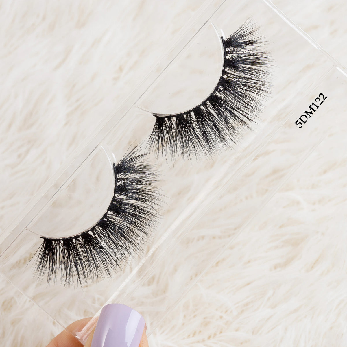 Best Selling 100% Real Mink Lashes3D Wholesale Vendor Eye Lash Set Bulk 25MM Natural  Mink Eyelash With Suitcase Package - 5DM122 / Thick / Mixed length to make natural effect