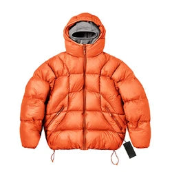 2026 LXF Custom Black Puffer Down Jacket Down-filled Quilted Down Jacket Winter Jacket Men