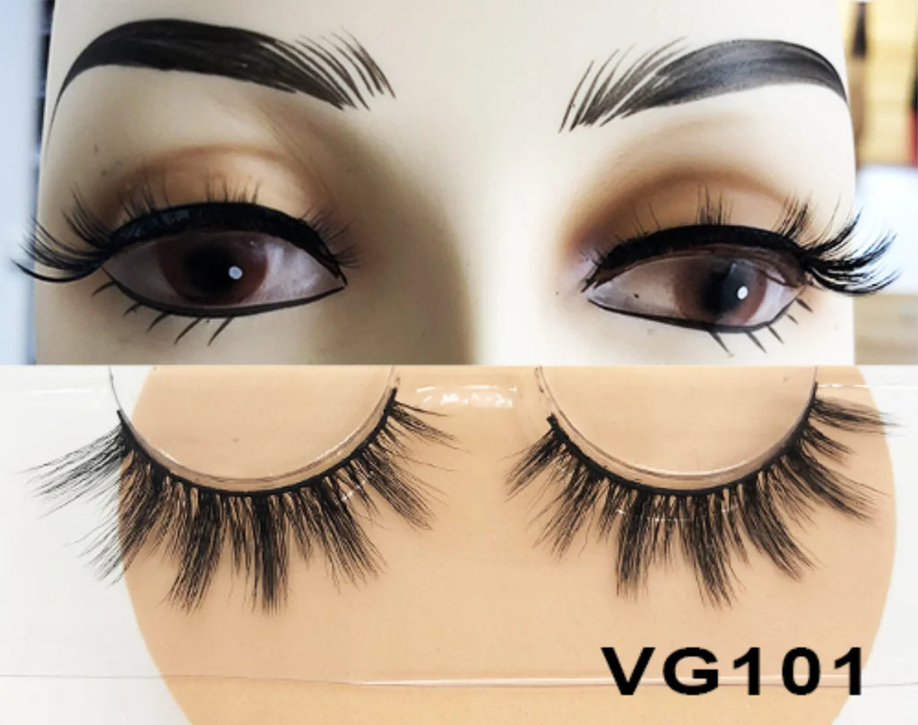 Wholesale Vegan FAUX Mink Eyelashes 25mm 3D Fluffy Full Strip Lashes with Box Cruelty-Free Vendors