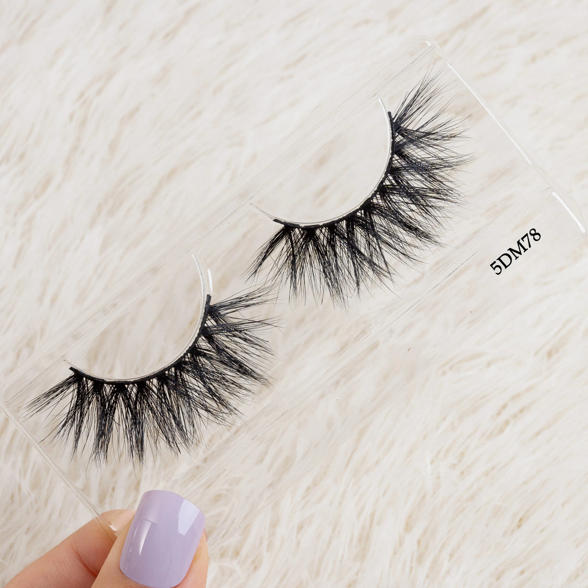 Best Selling 100% Real Mink Lashes3D Wholesale Vendor Eye Lash Set Bulk 25MM Natural  Mink Eyelash With Suitcase Package - 5DM78 / Thick / Mixed length to make natural effect