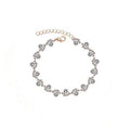 Wholesale American Real Gold CVD Lab Made Grown Diamond Set Jewelry Luxury Bracelet Women - White / Fair / VVS2