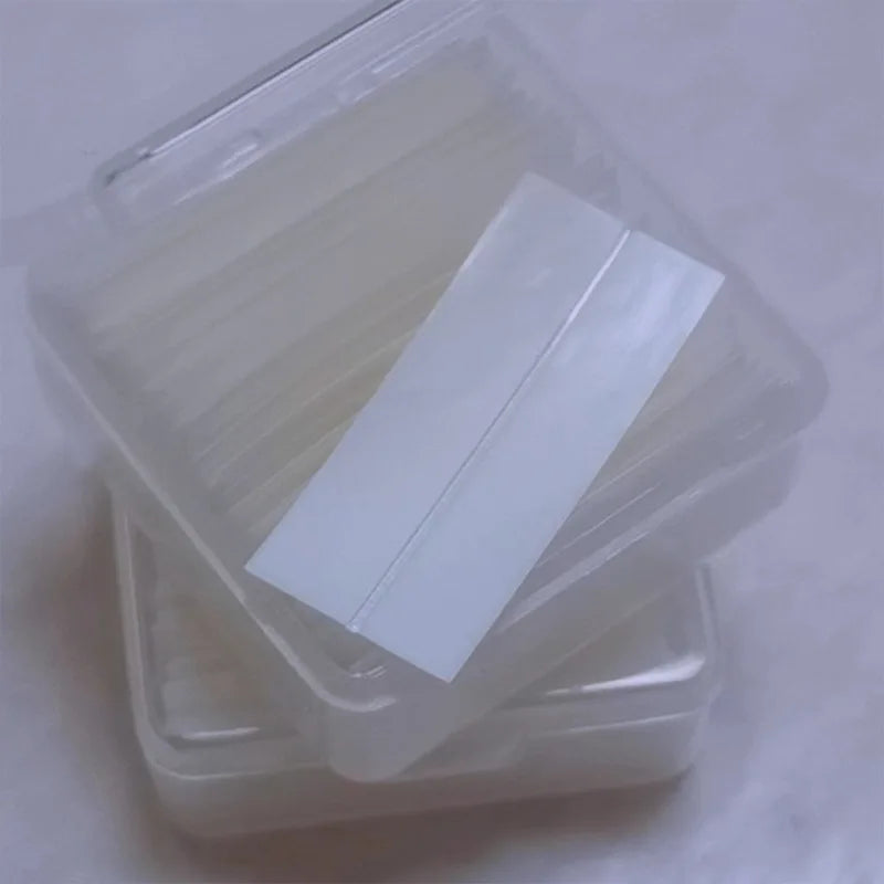 40pcs Black Self-Adhesive Eyelash Strips Tape with Waterproof Liquid Lash Glue Beauty Tool - Mix / Box / 40pcs transparent