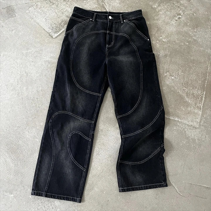 Clothing Factory Outfits Casual Winter Denim Jeans Jacket Sets Unisex Oversized Heavyweight Pants Custom Set Quick Dry 240g
