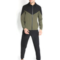Men's High Quality 100% Cotton Custom Reflective Logo Solid Casual Windbreaker Tracksuit Plus Size Training Jogging Quick 2026
