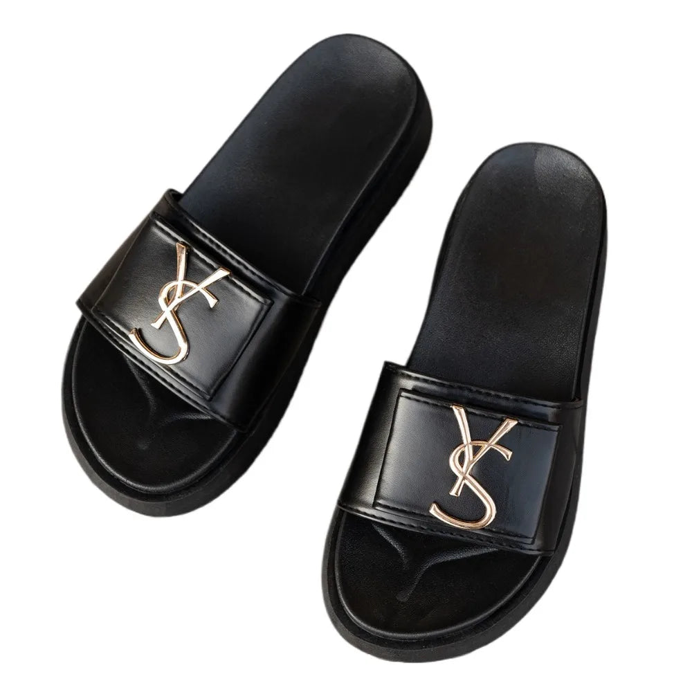 VS Platform Slide Sandals