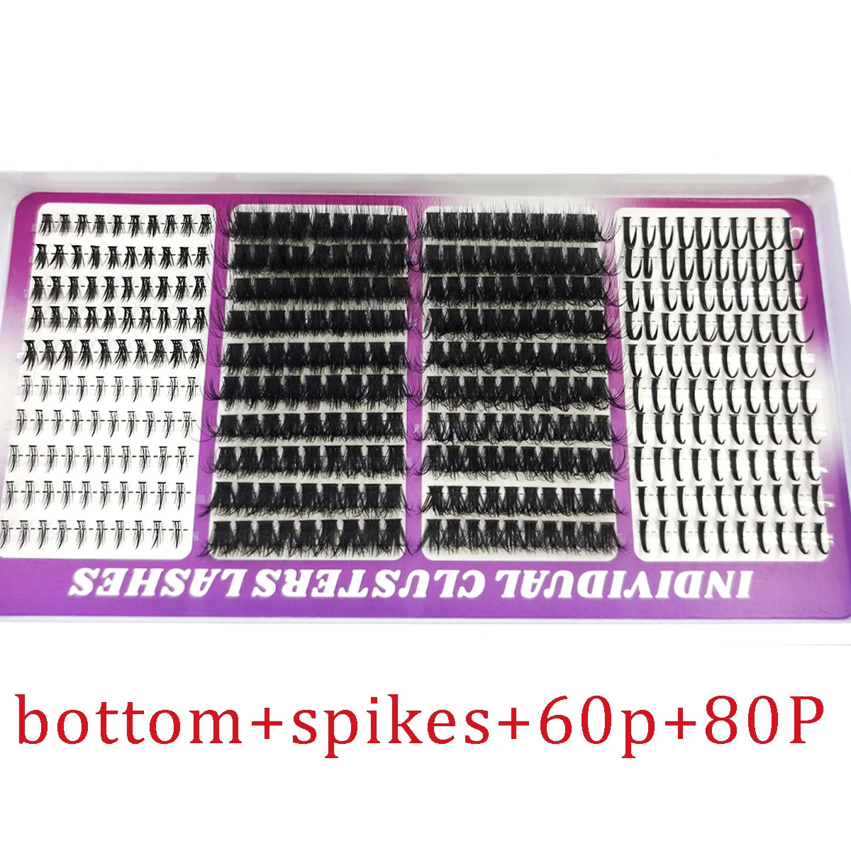 DIY Cluster Lashes – Fluffy Spiky Volume Extensions (30 Rows)