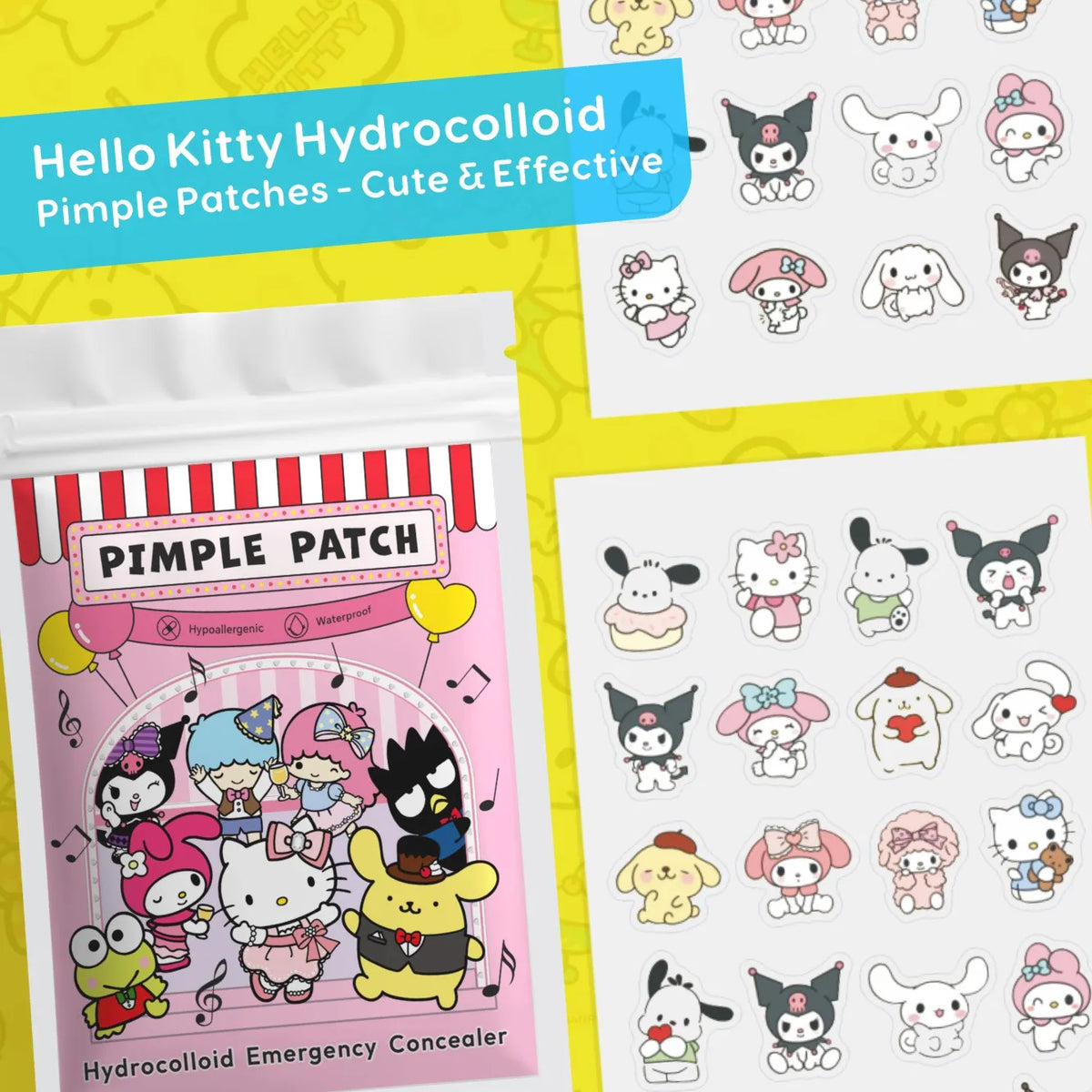 Hello Kitty Concealer Acne Patches (100 Pcs)