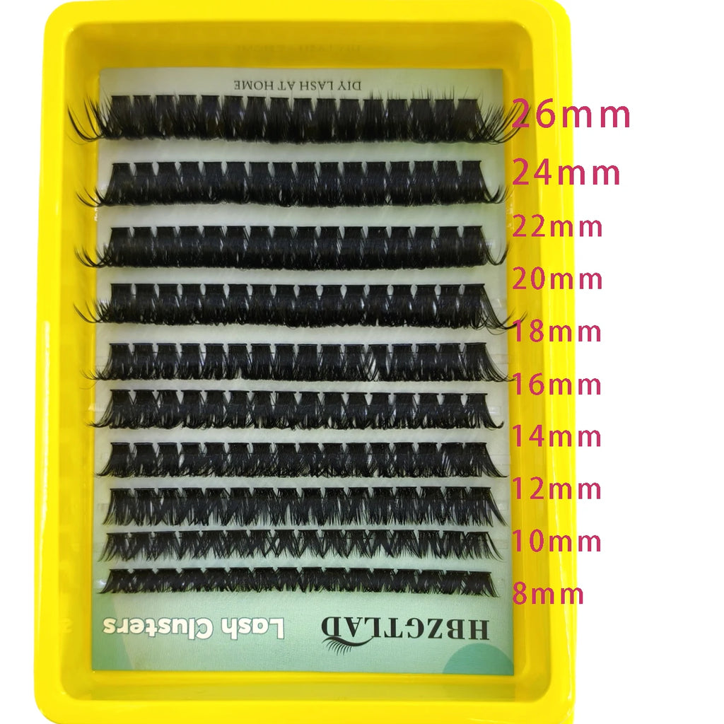 DIY Cluster Lashes – Fluffy Spiky Volume Extensions (30 Rows)